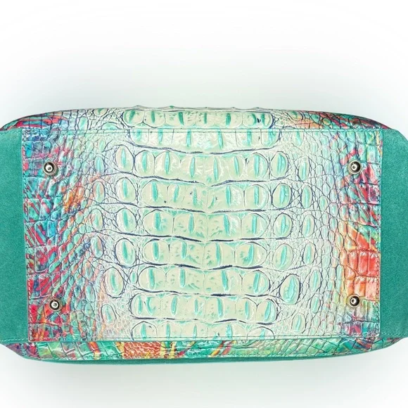 Brahmin Dream Quantum Carla Colorful Tote Bag - Picture 3 of 10